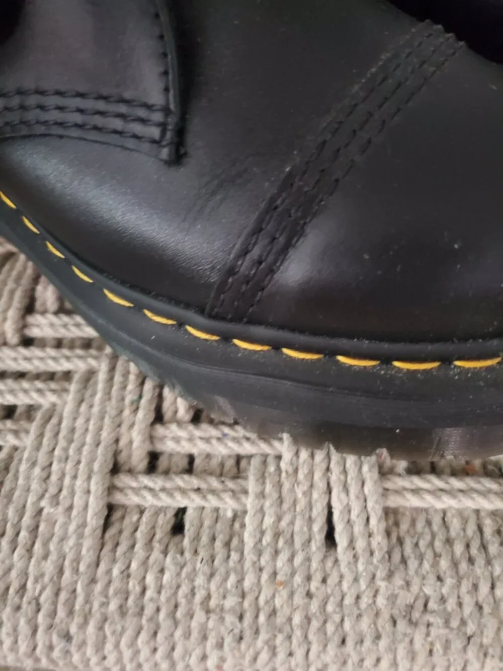 Dr. Martens Women's Devon Circle Leather Platform Boots